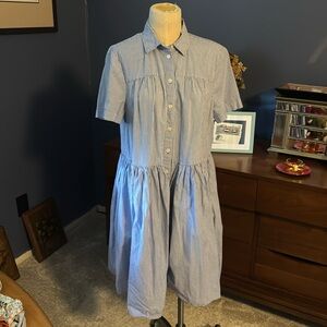 Kate Spade Brooke Street striped shirt dress